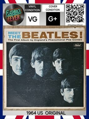 MEET THE BEATLES•Feb 1964 US (#T 2047) Pinckneyvlle Pressing, Brwn Mono
